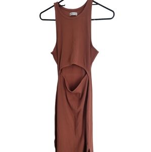 Hollister cut out ribbed dress Medium